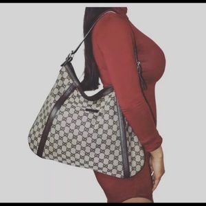 Gucci purse Cloth Canvas GG Vintage Gucci purse